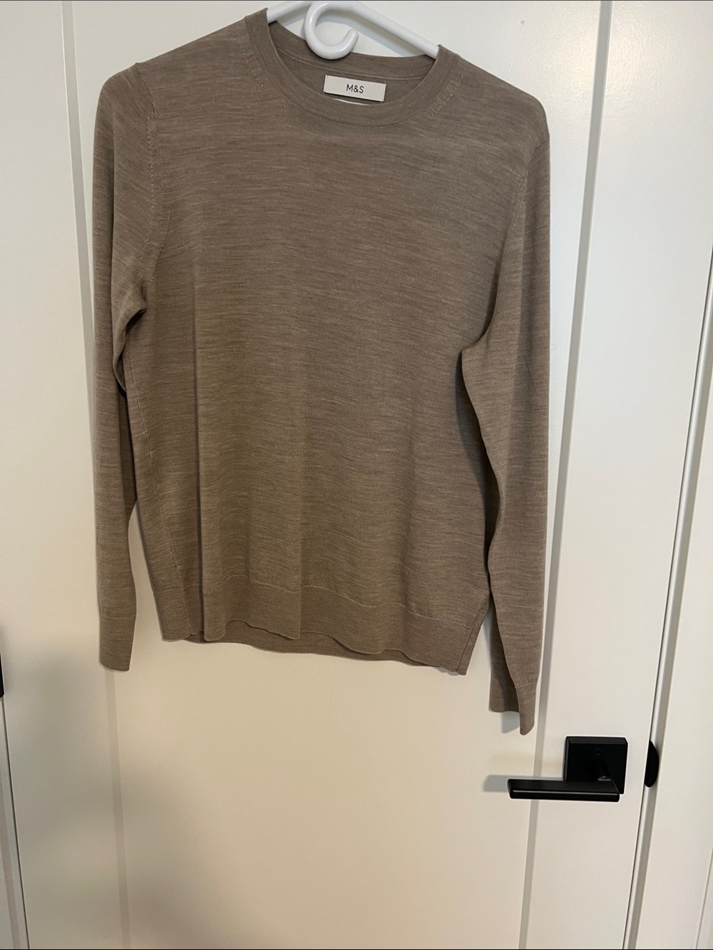 M&S NWOT Women's Crew Neck Sweater in Taupe